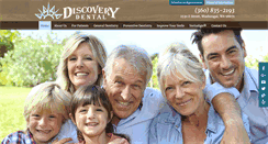 Desktop Screenshot of discoverydentistry.com